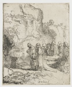 Krisztust vitte a sírhoz alkotó: Rembrandt van Rijn
