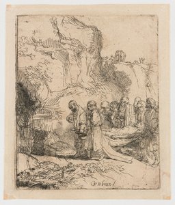 Krisztust vitte a sírhoz alkotó: Rembrandt van Rijn