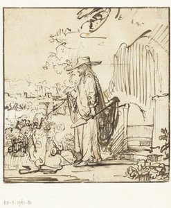 Krisztus megjelenik Mária Magdolnának (Noli me tangere) alkotó: Rembrandt van Rijn