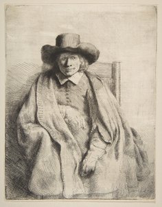 Clement de Jonghe, nyomdakereskedő, 1651. alkotó: Rembrandt van Rijn