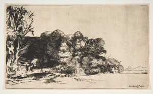 Facsomó Vista-val, 1652. alkotó: Rembrandt van Rijn
