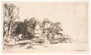 Facsomó kilátással alkotó: Rembrandt van Rijn