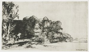 Facsomó kilátással alkotó: Rembrandt van Rijn