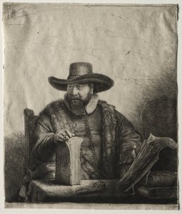 Cornelis Claesz Anslo, mennonita prédikátor alkotó: Rembrandt van Rijn