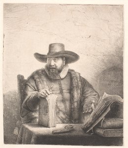 Cornelis Claesz Anslo, mennonita prédikátor alkotó: Rembrandt van Rijn