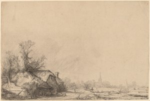 Víkendház a csatorna mellett alkotó: Rembrandt van Rijn
