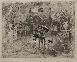Országos szomszédok alkotó: Rembrandt van Rijn
