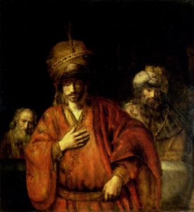 Dávid és Uriás alkotó: Rembrandt van Rijn