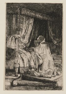 Imádkozó Dávid alkotó: Rembrandt van Rijn