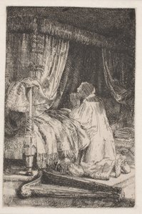 Imádkozó Dávid alkotó: Rembrandt van Rijn