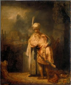 David elköszön Jonatántól alkotó: Rembrandt van Rijn