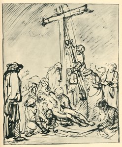 Lerakás a keresztről, c1650, 1943. alkotó: Rembrandt van Rijn