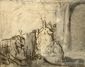 Der reuige Judas alkotó: Rembrandt van Rijn