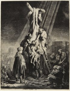 A Keresztről való levétel alkotó: Rembrandt van Rijn