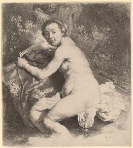 Diana a fürdőben alkotó: Rembrandt van Rijn