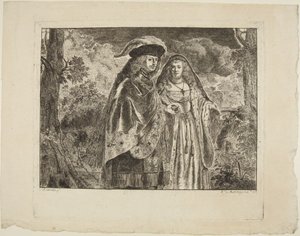 A fehér tollas férfi alkotó: Rembrandt van Rijn