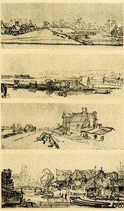 Négy tájtanulmány alkotó: Rembrandt van Rijn