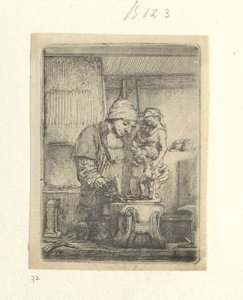Goudsmid Nyolcvanöt eredeti nyomat gyűjteménye (sorozat címe) alkotó: Rembrandt van Rijn