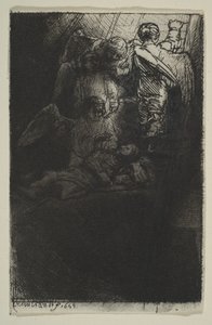 Jacobs létra, 1655. alkotó: Rembrandt van Rijn