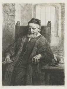 Jan Lutma, ötvös alkotó: Rembrandt van Rijn