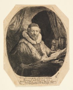 Jan Uytenbogaert (1557–1644), a rezisztensek prédikátora alkotó: Rembrandt van Rijn