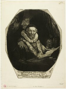 Jan Uytenbogaert alkotó: Rembrandt van Rijn