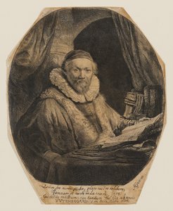 Jan Uytenbogaert alkotó: Rembrandt van Rijn