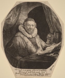Jan Uytenbogaert alkotó: Rembrandt van Rijn