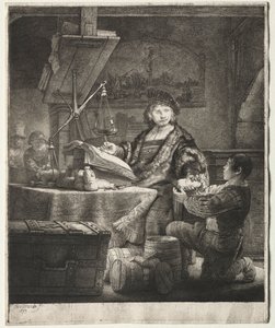 Jan Uytenbogaert, 1639. alkotó: Rembrandt van Rijn