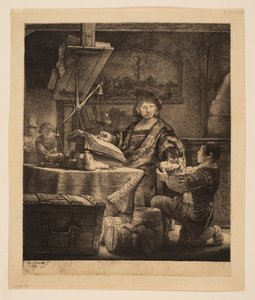Jan Uytenbogaert, vezérigazgató ("The Goldweighter") alkotó: Rembrandt van Rijn