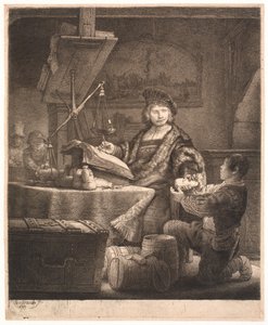 Jan Uytenbogaert, "Az aranymérleg" alkotó: Rembrandt van Rijn