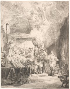 Szűz Mária halála alkotó: Rembrandt van Rijn