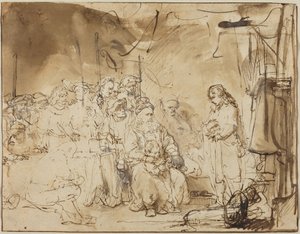 József elmeséli álmait alkotó: Rembrandt van Rijn