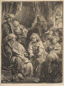 József meséli álmait, 1638. alkotó: Rembrandt van Rijn