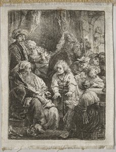 József meséli az álmait alkotó: Rembrandt van Rijn