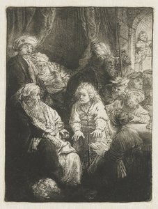 József az álmait meséli alkotó: Rembrandt van Rijn