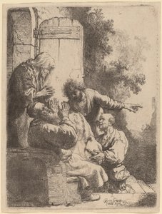 József kabátját Jákobnak hozták alkotó: Rembrandt van Rijn