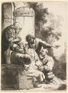 József kabátját Jákobnak hozták alkotó: Rembrandt van Rijn