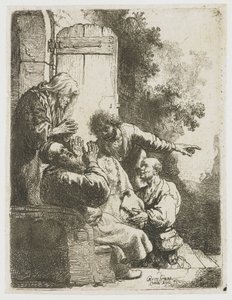 József kabátját Jákobnak vitték alkotó: Rembrandt van Rijn
