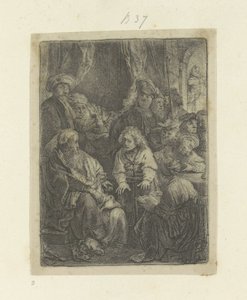 József elmeséli az álmait Recueil de quatre-vingt-cinq estampes originales (sorozat címe) alkotó: Rembrandt van Rijn