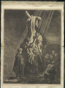 Kruisafnév: tweede plaat Nyolcvanöt eredeti nyomat gyűjteménye (sorozat címe) alkotó: Rembrandt van Rijn