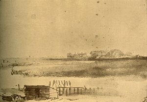 Tájrajz, c1630-16160, 1908. alkotó: Rembrandt van Rijn