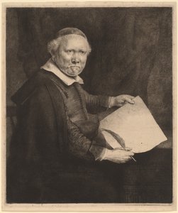 Lieven Willemsz van Coppenol: A nagyobb tányér alkotó: Rembrandt van Rijn