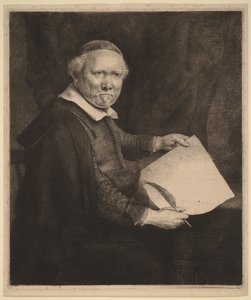 Lieven Willemsz van Coppenol: a nagyobb tál alkotó: Rembrandt van Rijn
