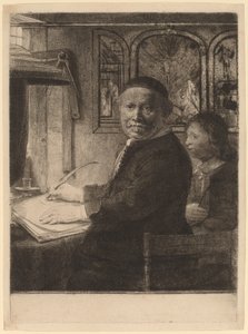 Lieven Willemsz van Coppenol: A kisebb tányér alkotó: Rembrandt van Rijn