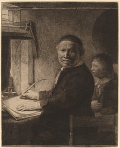 Lieven Willemsz van Coppenol: A kisebb tányér alkotó: Rembrandt van Rijn