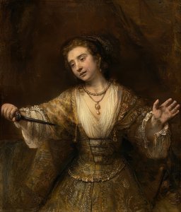 Lucretia. 1664 alkotó: Rembrandt van Rijn