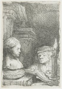 Ember rajz egy öntött alkotó: Rembrandt van Rijn