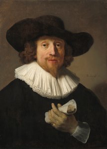 Férfi kottával, 1633 alkotó: Rembrandt van Rijn