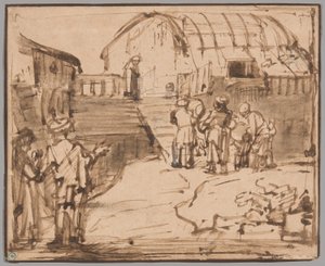 Noé bárkája alkotó: Rembrandt van Rijn